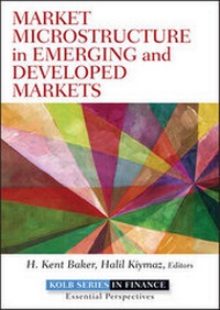 Enlarge image Cover: Market Microstructure in Emerging and Developed Markets - Wiley