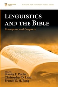 Cover: Linguistics and the Bible - Wipf & Stock Publishers