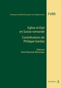 Cover: Eglise et Etat en Suisse romande. Contributions de Philippe Gardaz - Schulthess Juristische Medien