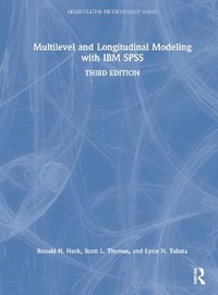 Enlarge image Cover: Multilevel and Longitudinal Modeling with IBM SPSS - Routledge