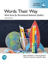Abbildung von: Word Sorts for Derivational Relations Spellers, Global Edition - Pearson Education Limited