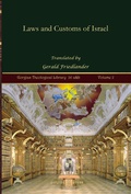 Cover: Laws and Customs of Israel - Gorgias Press