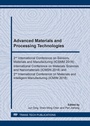 Cover: Advanced Materials and Processing Technologies - Trans Tech Publications Ltd