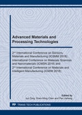 Cover: Advanced Materials and Processing Technologies - Trans Tech Publications Ltd