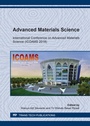 Cover: Advanced Materials Science - Trans Tech Publications Ltd