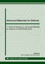 Cover: Advanced Materials for Defense - Trans Tech Publications Ltd