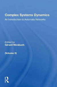 Enlarge image Cover: Complex Systems Dynamics (volume Ii) - CRC Press