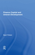 Cover: Finance Capital And Uneven Development - Routledge