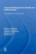Cover: Corporate Management Of Health And Safety Hazards - Routledge