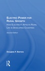 Cover: Electric Power For Rural Growth - Routledge