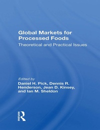 Enlarge image Cover: Global Markets For Processed Foods - Routledge