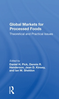 Enlarge image Cover: Global Markets For Processed Foods - Routledge