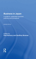 Cover: Business In Japan - Routledge