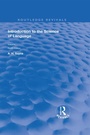 Cover: Introduction to the Science of Language - Routledge