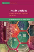 Cover: Trust in Medicine - Cambridge University Press