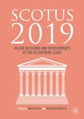 Cover: SCOTUS 2019 - Palgrave Macmillan