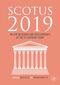 Cover: SCOTUS 2019 - Palgrave Macmillan