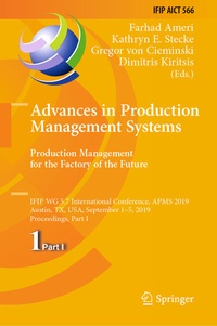 Abbildung von: Advances in Production Management Systems. Production Management for the Factory of the Future - Springer