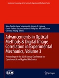 Cover: Advancements in Optical Methods & Digital Image Correlation in Experimental Mechanics, Volume 3 - Springer