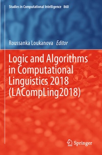 Abbildung von: Logic and Algorithms in Computational Linguistics 2018 (LACompLing2018) - Springer