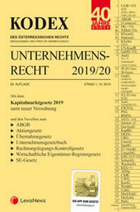 Abbildung von: KODEX Unternehmensrecht 2019/20 - LexisNexis ARD ORAC