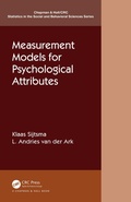 Cover: Measurement Models for Psychological Attributes - Chapman & Hall/CRC