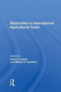 Abbildung von: Elasticities In International Agricultural Trade - CRC Press