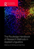Cover: The Routledge Handbook of Research Methods in Applied Linguistics - Routledge