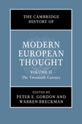Cover: The Cambridge History of Modern European Thought: Volume 2, The Twentieth Century - Cambridge University Press