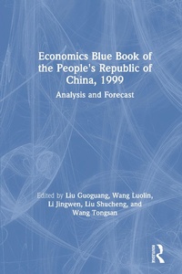 Abbildung von: Economics Blue Book of the People's Republic of China, 1999 - Routledge
