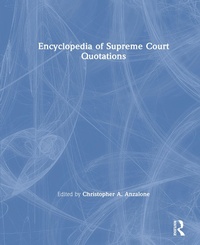 Bild: The Encyclopedia of Supreme Court Quotations - Routledge