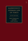 Cover: Markesinis's German Law of Torts - Hart Publishing