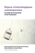 Cover: Enjeux criminologiques contemporains - University of Ottawa Press