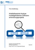 Cover: Artefaktbasierte Analyse modellgetriebener Softwareentwicklungsprojekte - Shaker