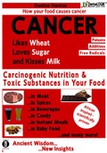 Cover: Cancer Likes Wheat, Loves Sugar and Kisses Milk - Carcinogenic Nutrition and Toxic Substances in Your Food - indayi Edition