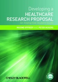 Cover: Developing a Healthcare Research Proposal - Wiley-Blackwell