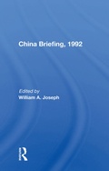 Cover: China Briefing, 1992 - Routledge