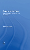 Cover: Governing The Press - Routledge