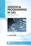 Cover: Statistical Programming in SAS - Chapman & Hall/CRC