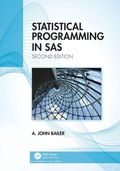 Cover: Statistical Programming in SAS - Chapman & Hall/CRC
