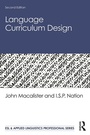 Cover: Language Curriculum Design - Routledge