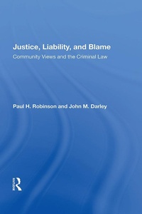 Abbildung von: Justice, Liability, and Blame - Routledge