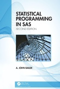 Cover: Statistical Programming in SAS - Chapman & Hall/CRC