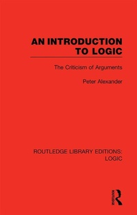 Enlarge image Cover: An Introduction to Logic - Routledge