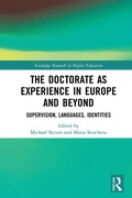 Cover: The Doctorate as Experience in Europe and Beyond - Routledge