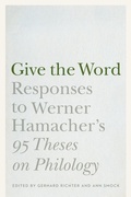 Cover: Give the Word - University of Nebraska Press