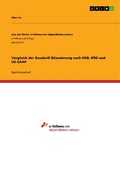 Cover: Vergleich der Goodwill Bilanzierung nach HGB, IFRS und US GAAP - GRIN Verlag