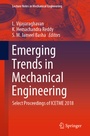 Cover: Emerging Trends in Mechanical Engineering - Springer