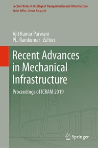 Enlarge image Cover: Recent Advances in Mechanical Infrastructure - Springer