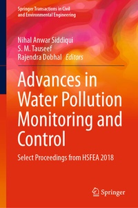 Enlarge image Cover: Advances in Water Pollution Monitoring and Control - Springer